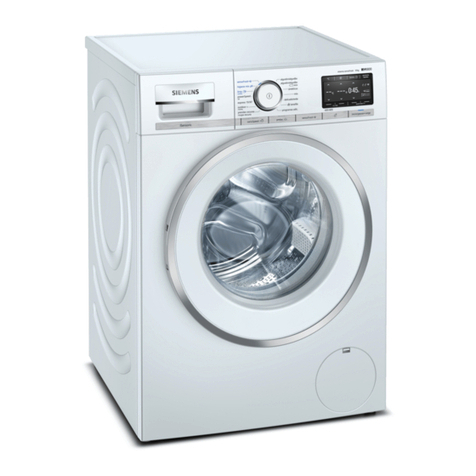 Siemens WM16XFH0ES User manual