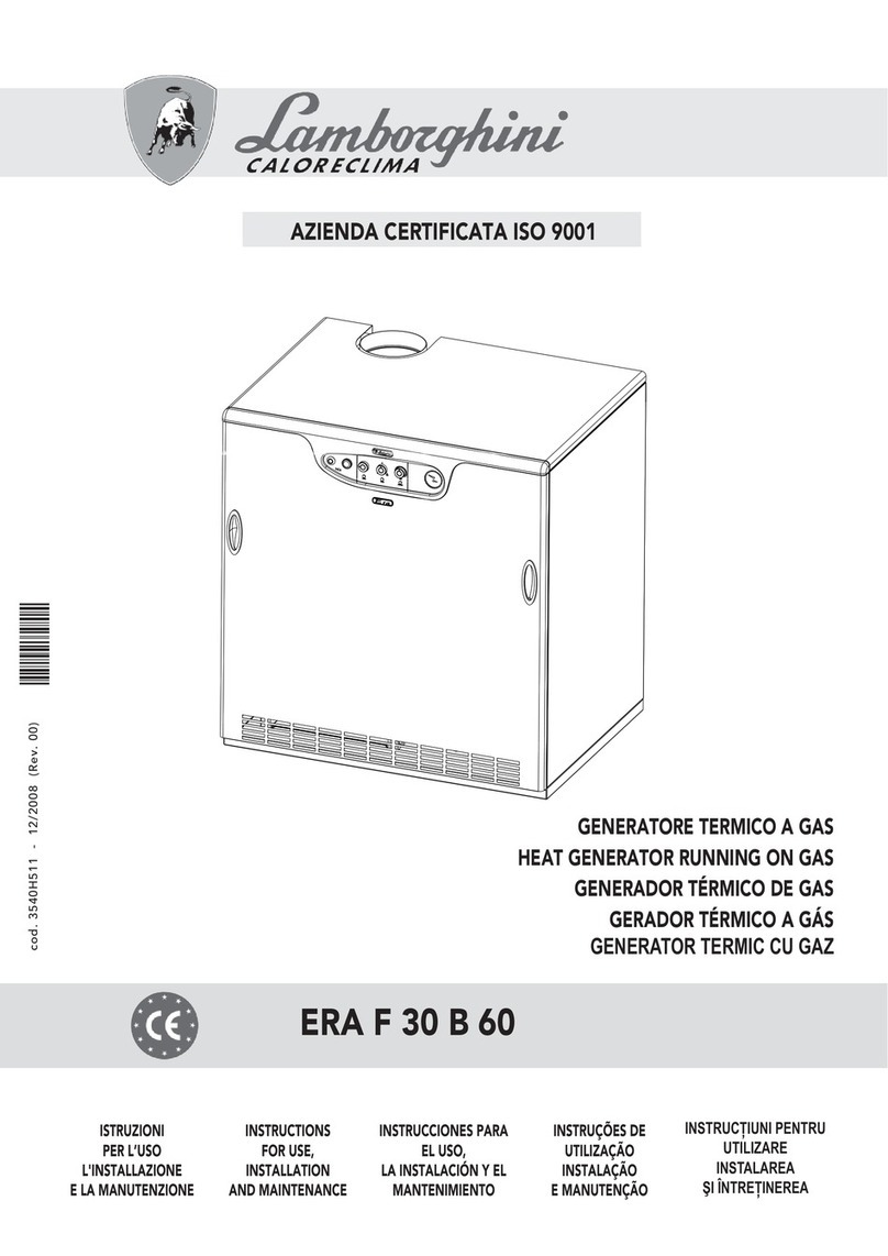 Lamborghini Caloreclima ERA F 30 B 60 User manual