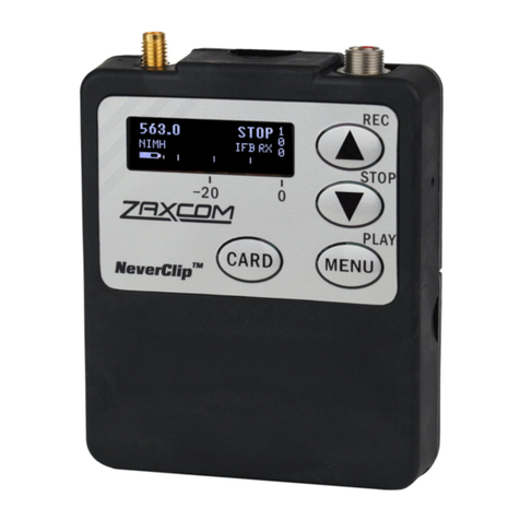 Zaxcom TRXLA5 User manual
