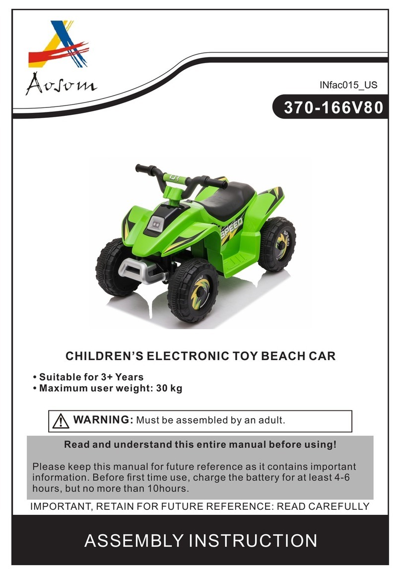 Aosom 370-166V80 Assembly instruction