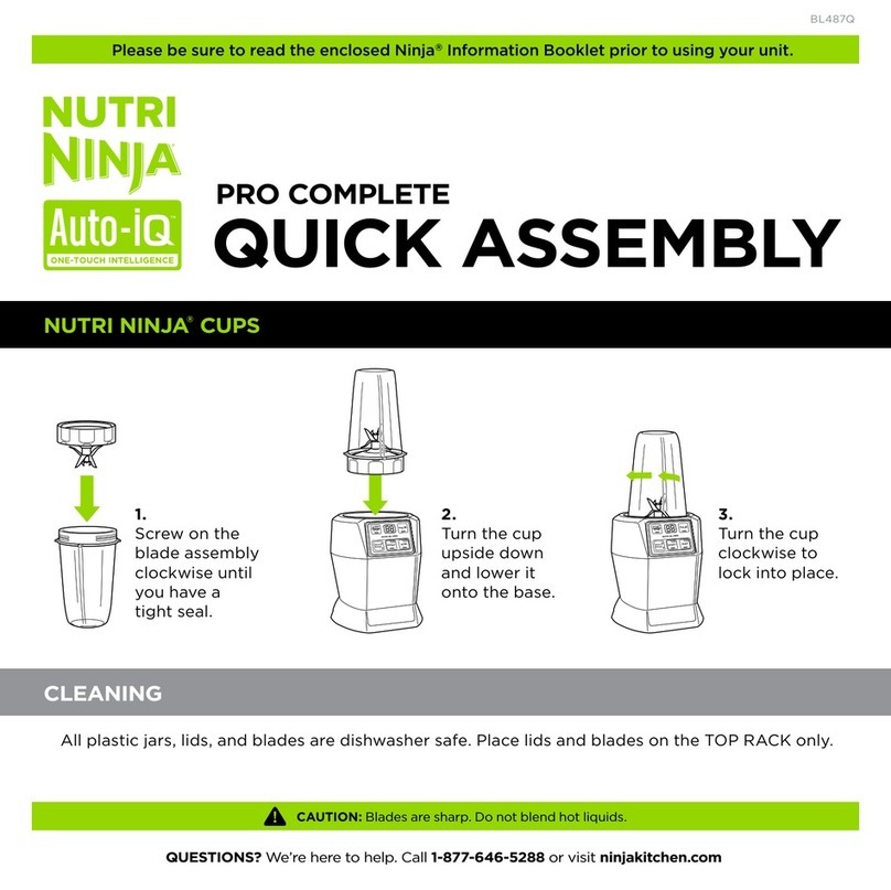 Ninja Nutri Ninja Pro Complete User manual