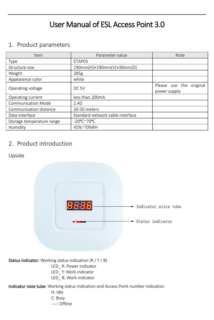ESL ETAP03 user manual