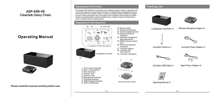 Angekis ASP-04D-4S operating manual