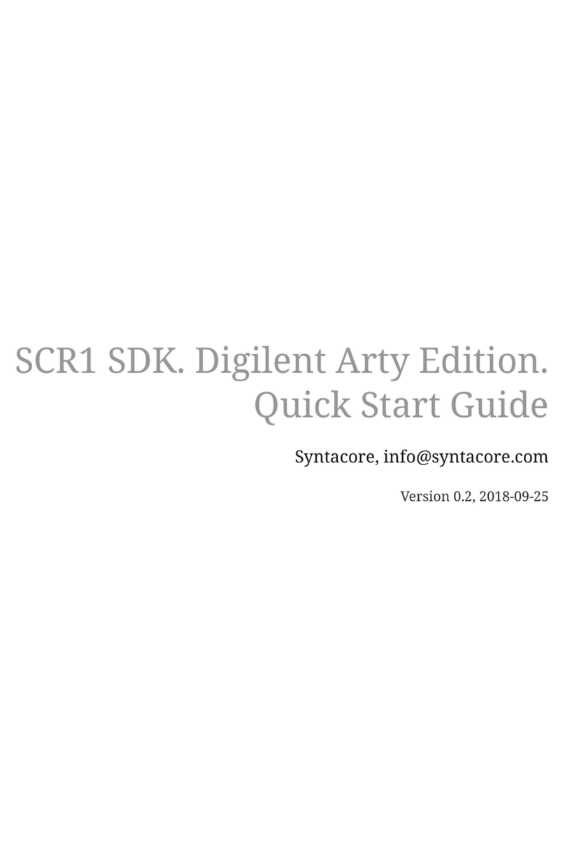 Syntacore SCR1 SDK quick start guide