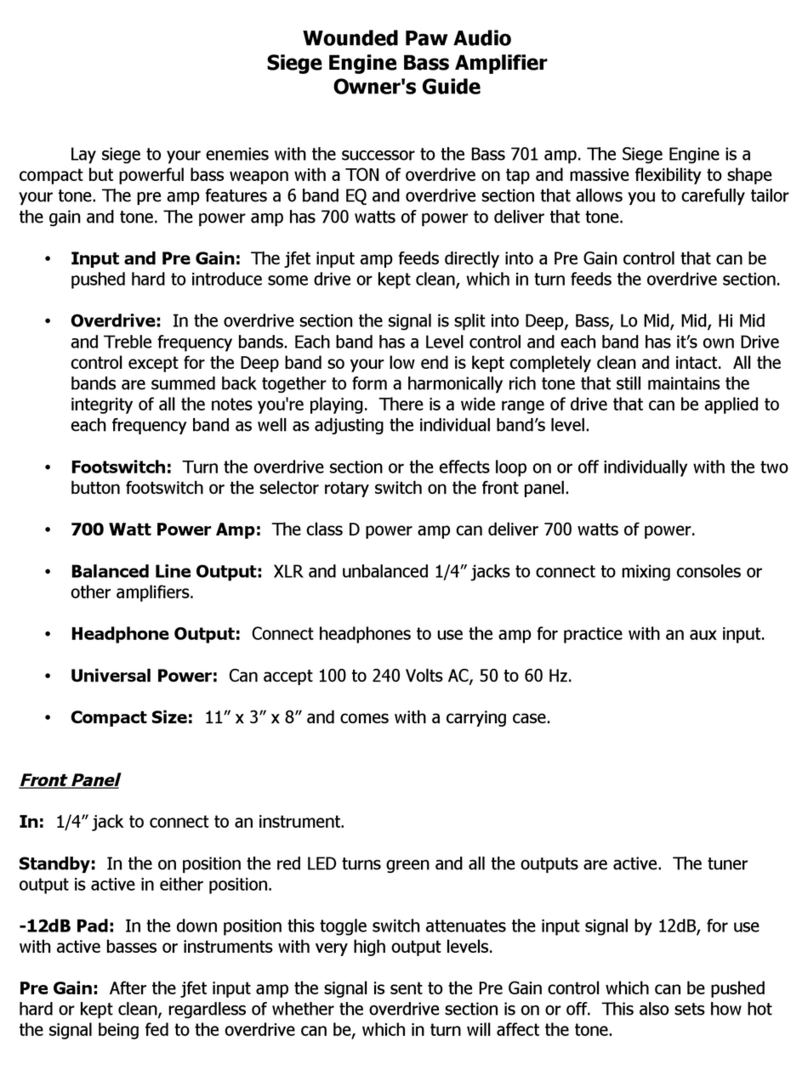 Wounded Paw Siege Engine owner's guide