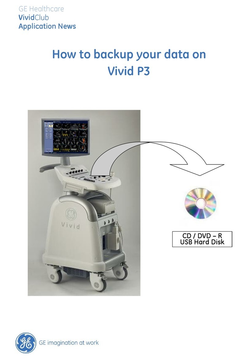 GE Vivid P3 Installation and user guide GE Vivid P3 Installation and user guide