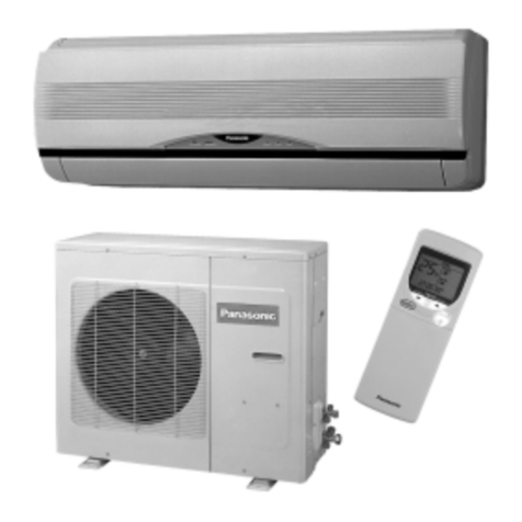 Panasonic CSA18CKPG - SPLIT A/C IN DOOR User manual