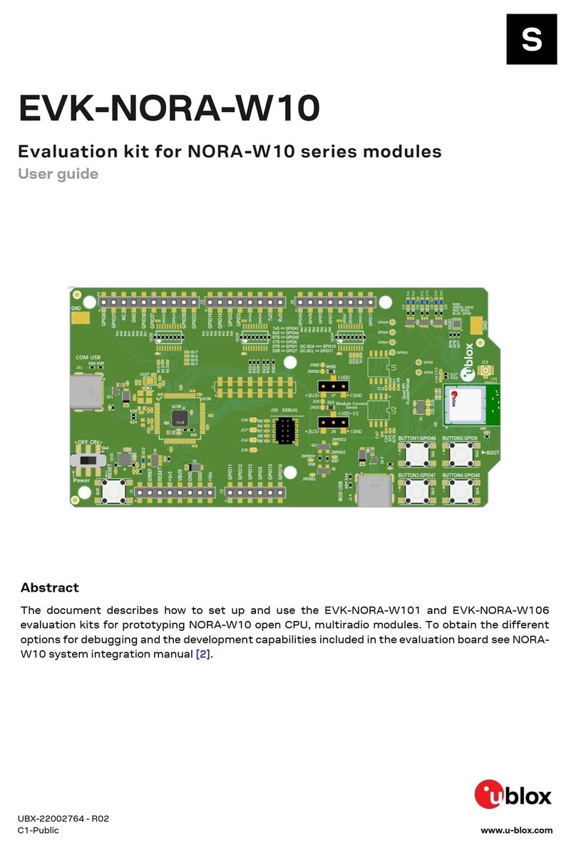 Ublox NORA-W10 Series User manual