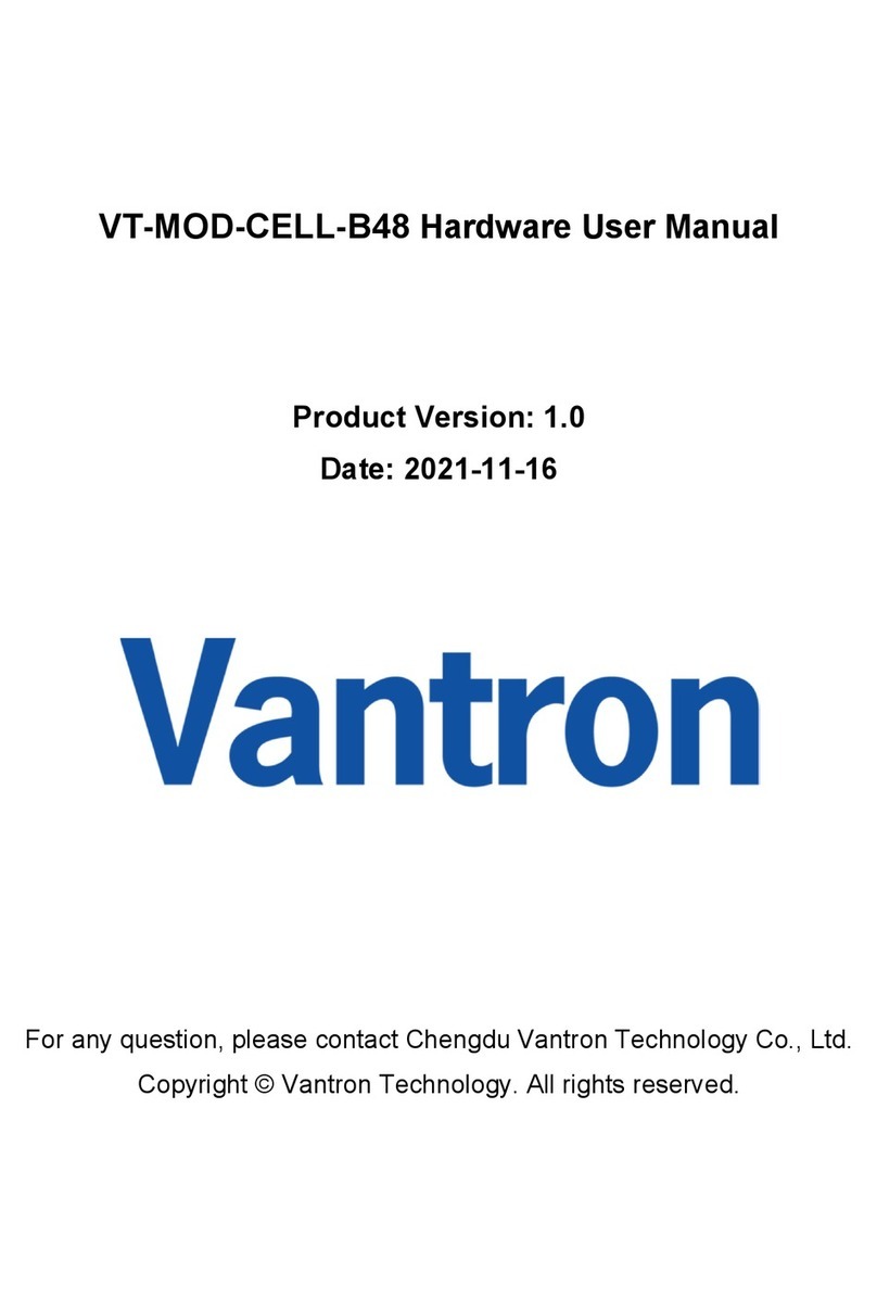 Vantron VT-MOD-CELL-B48 Hardware user manual