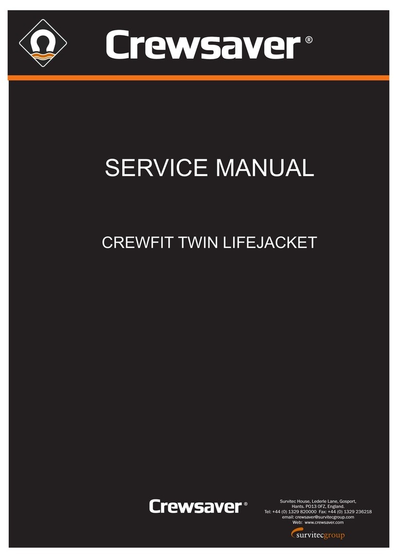 Survitec Group Crewsaver Crewfit Twin 275N Service manual