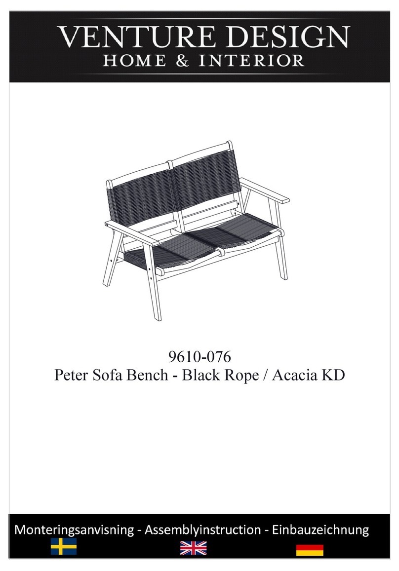 VENTURE DESIGN Peter 9610-076 Assembly instruction VENTURE DESIGN Peter 9610-076 Assembly instruction