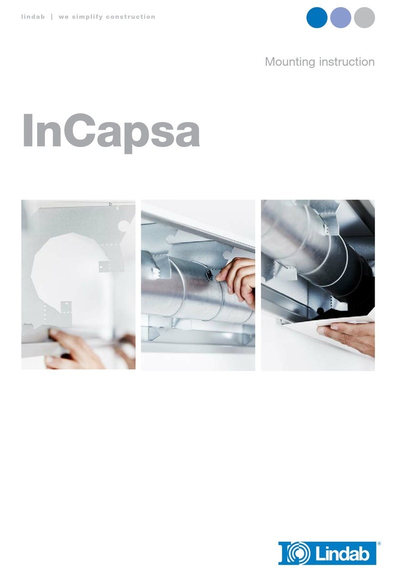 Lindab InCapsa Mounting instruction