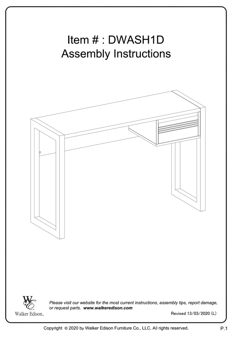 Walker Edison DWASH1D User manual Walker Edison DWASH1D User manual