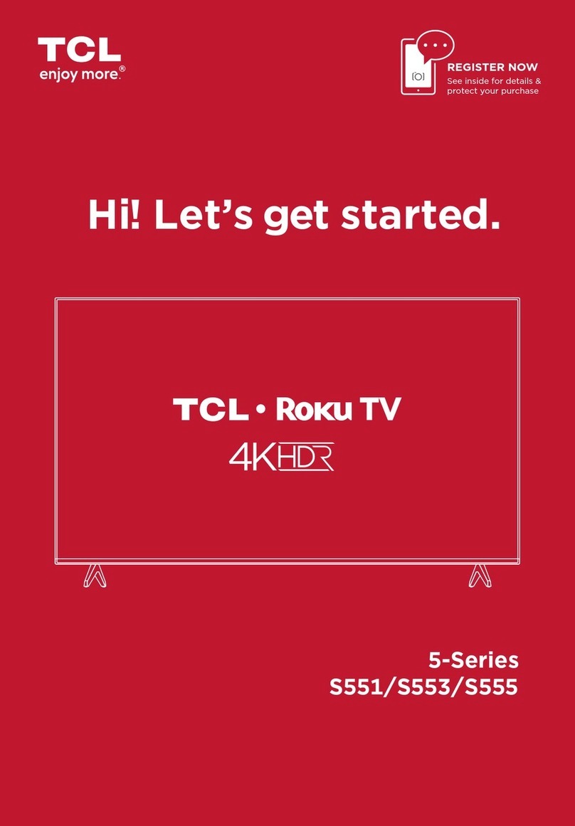 TCL 5 Series Installation instructions