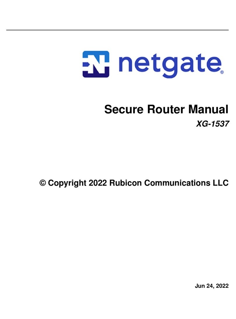 Rubicon netgate XG-1537 manual
