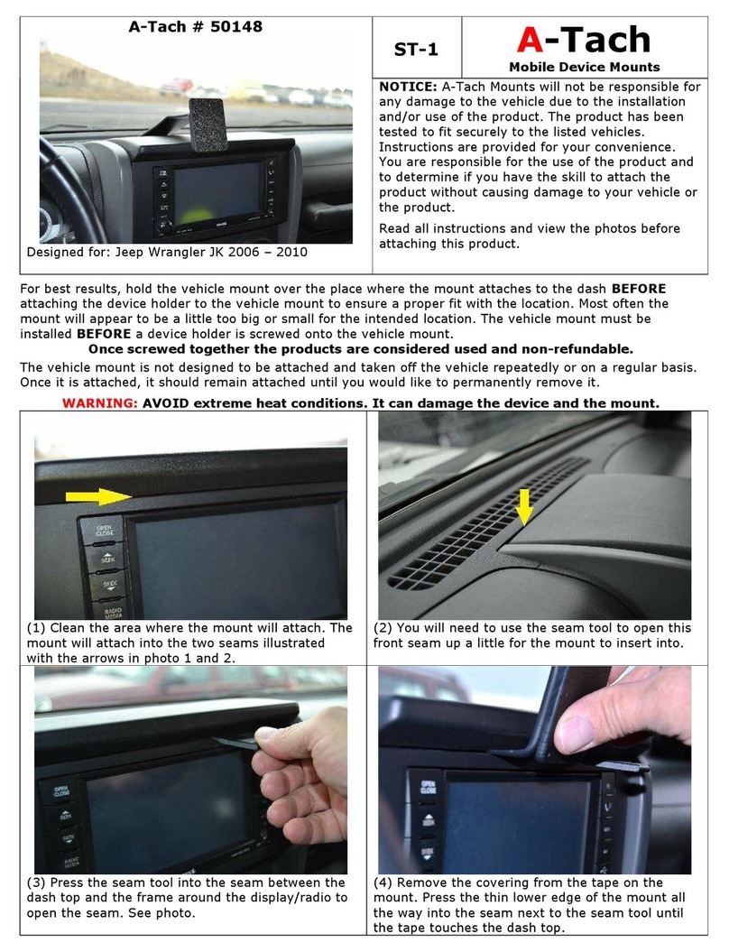 A-Tach Mounts ST-1 User manual