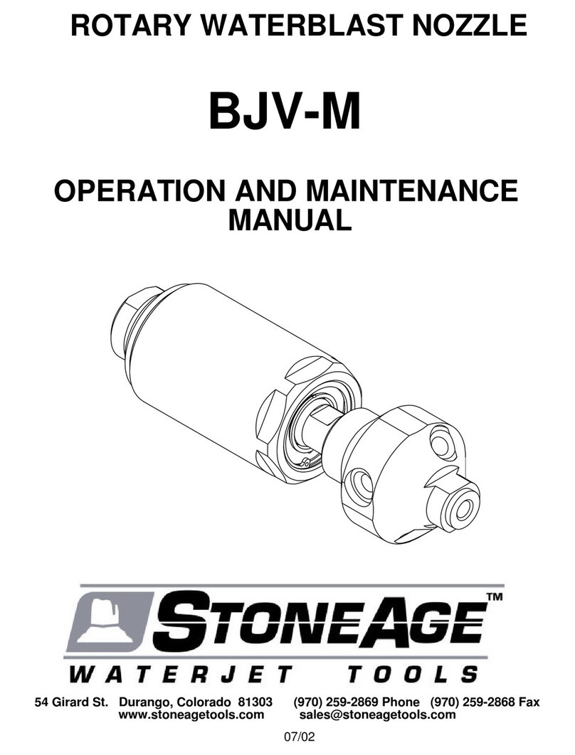 StoneAge BJV-M Operation and maintenance manual
