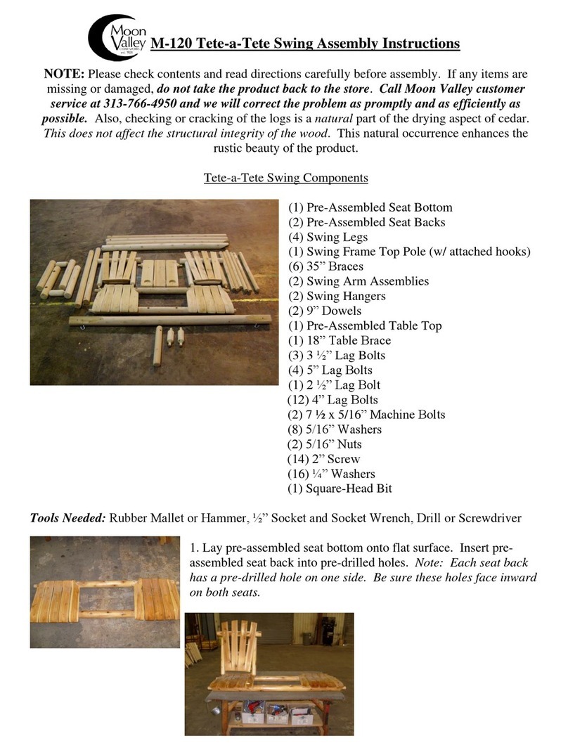 Moon Valley M-120 Assembly instructions