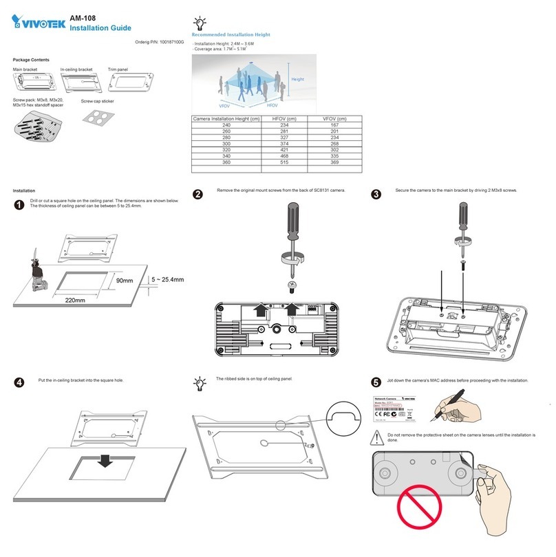Vivotek AM-108 installation guide