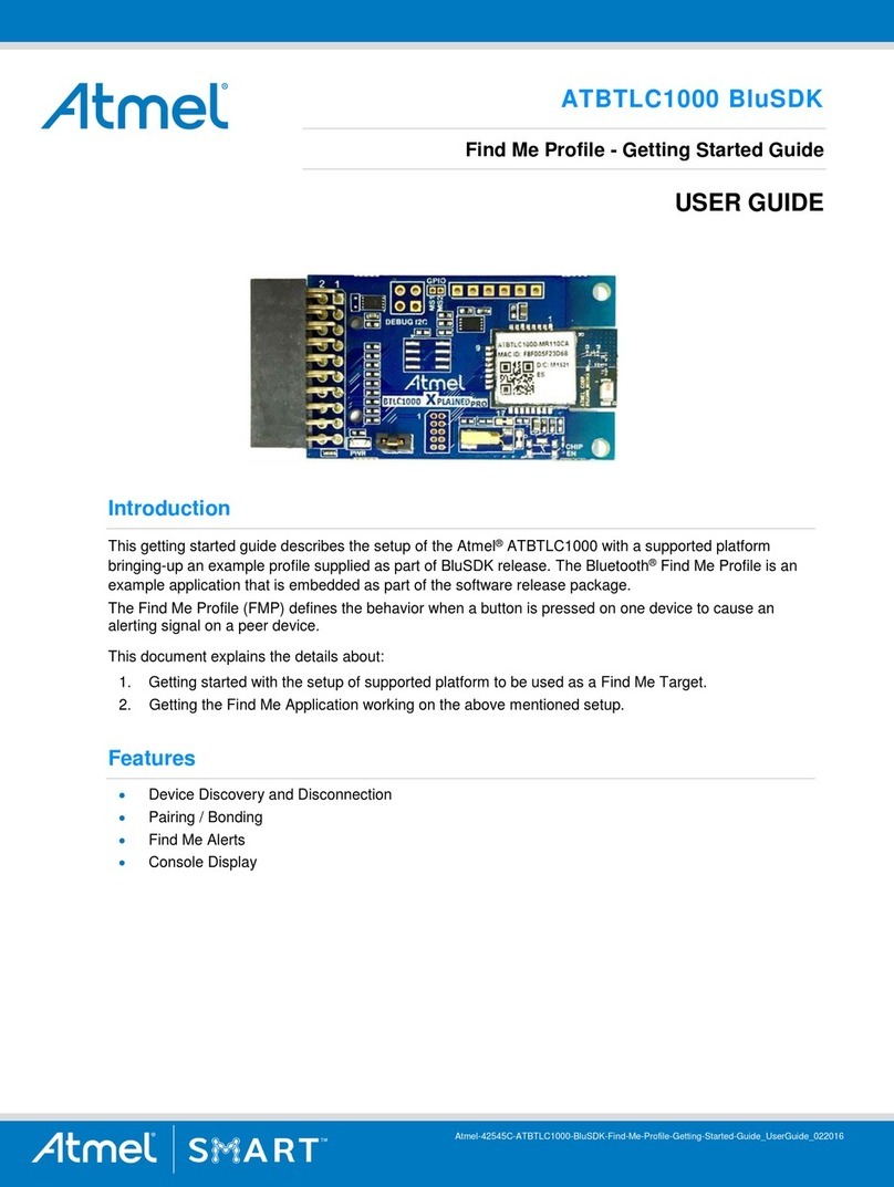 Atmel ATBTLC1000 BluSDK User manual