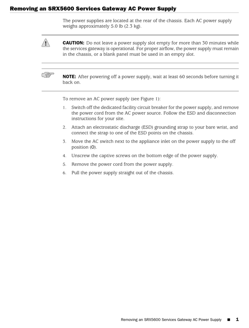 Juniper SRX5600 User manual