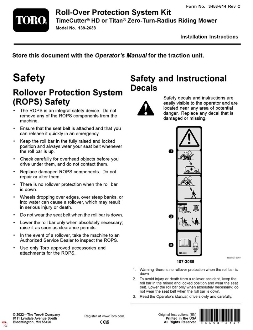Toro 139-2638 User manual