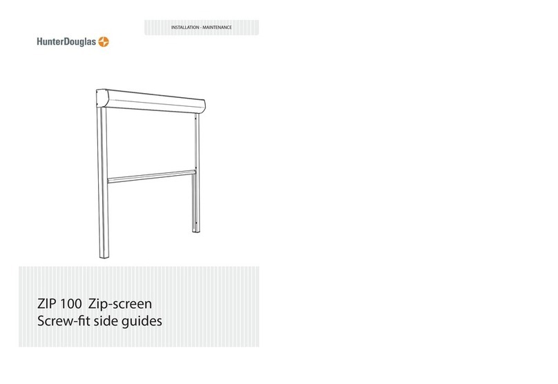 HunterDouglas ZIP 100 User manual