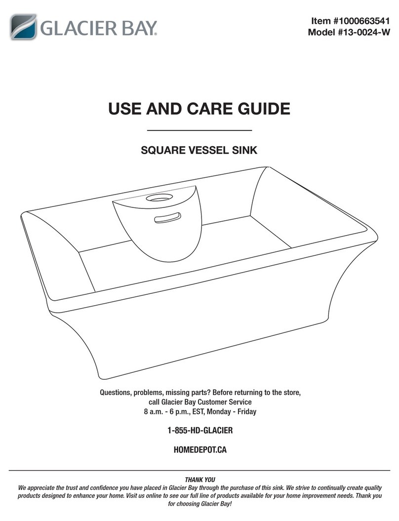 Glacier bay 13-0024-W User manual Glacier bay 13-0024-W User manual