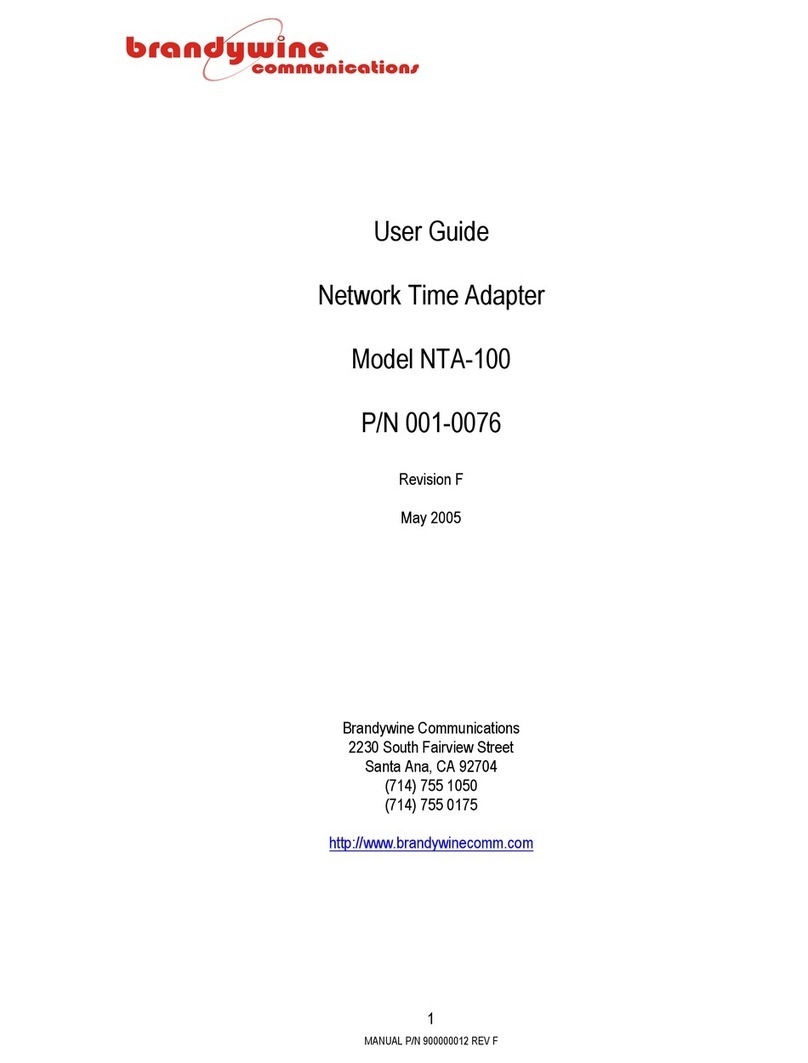 Brandywine NTA-100 user guide