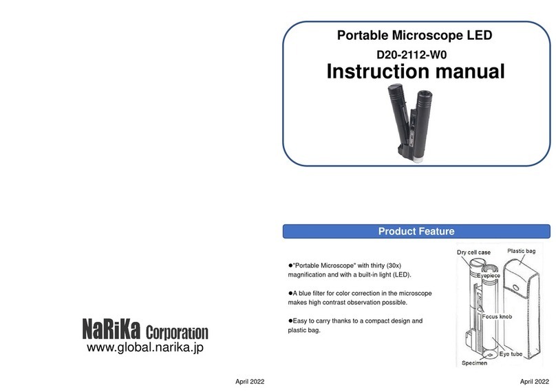 NARIKA D20-2112-W0 User manual