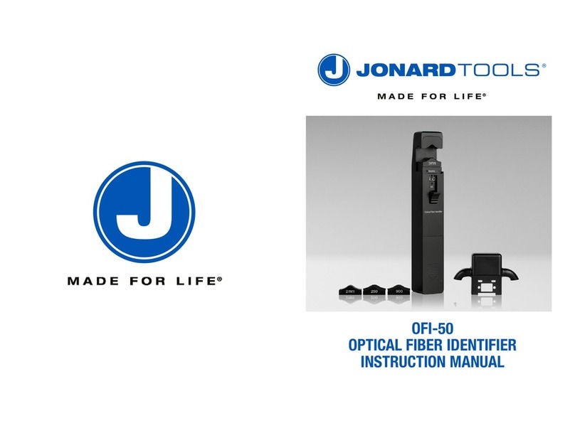 JONARD TOOLS OFI-50 User manual