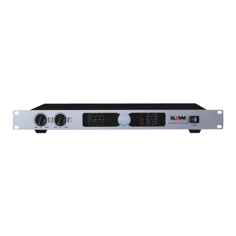 GLEMM AMP D300 instruction manual