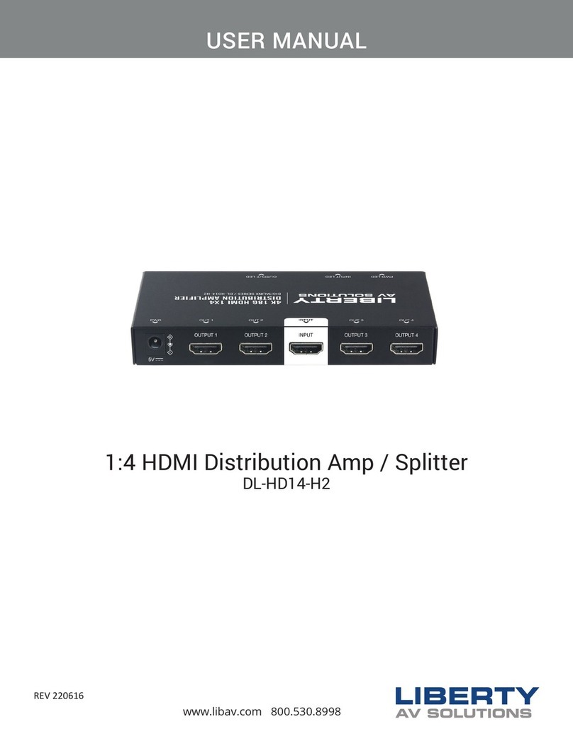 LIBERTY AV SOLUTIONS DL-HD14-H2 user manual LIBERTY AV SOLUTIONS DL-HD14-H2 user manual
