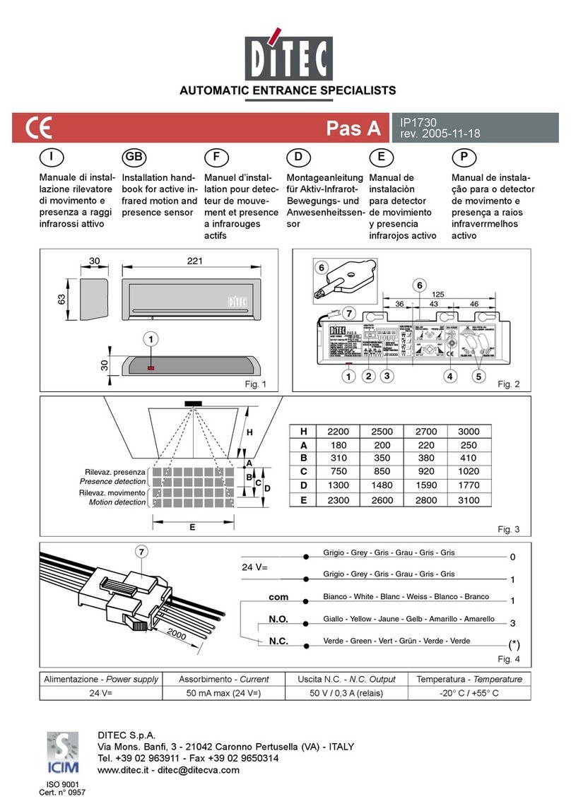 DITEC IP1730 System manual