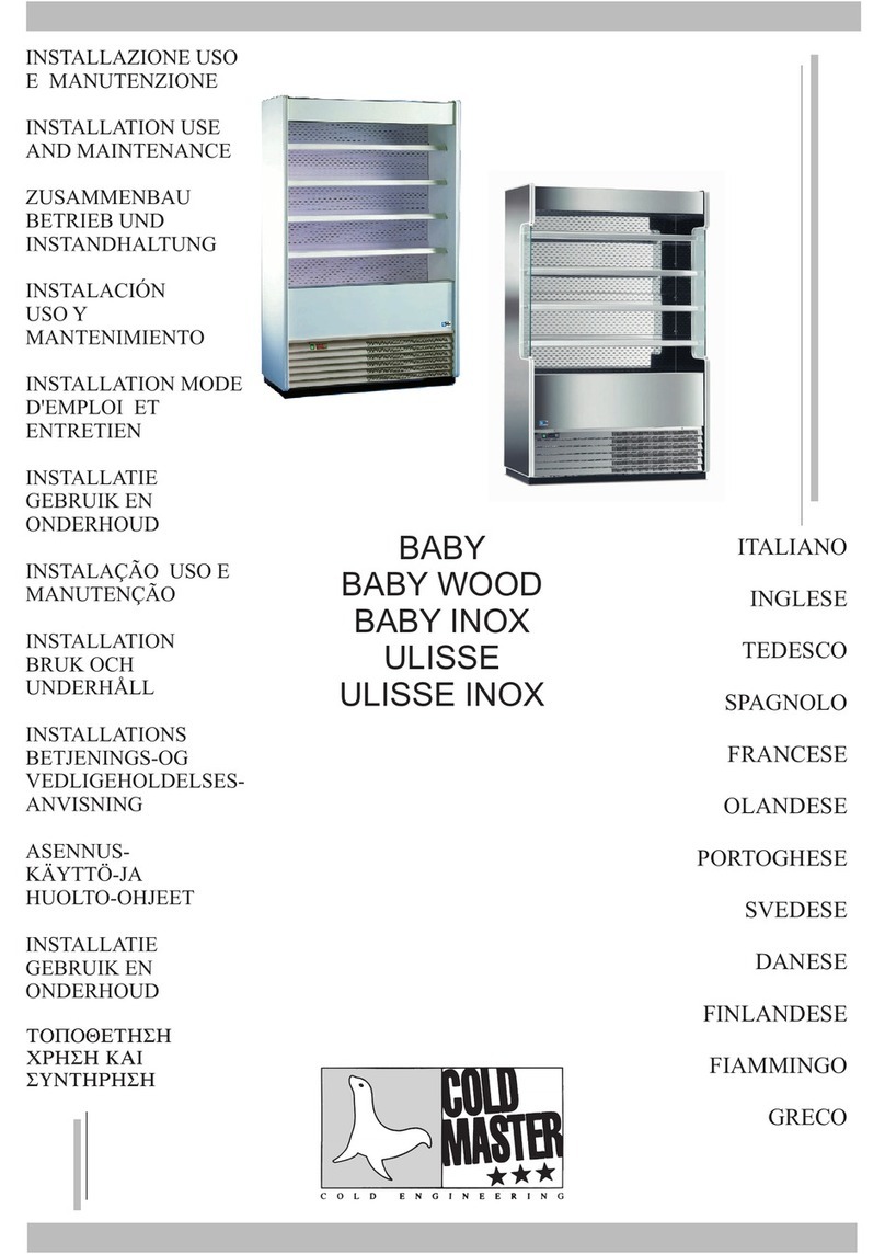 Coldmaster BABY Installation, use and maintenance