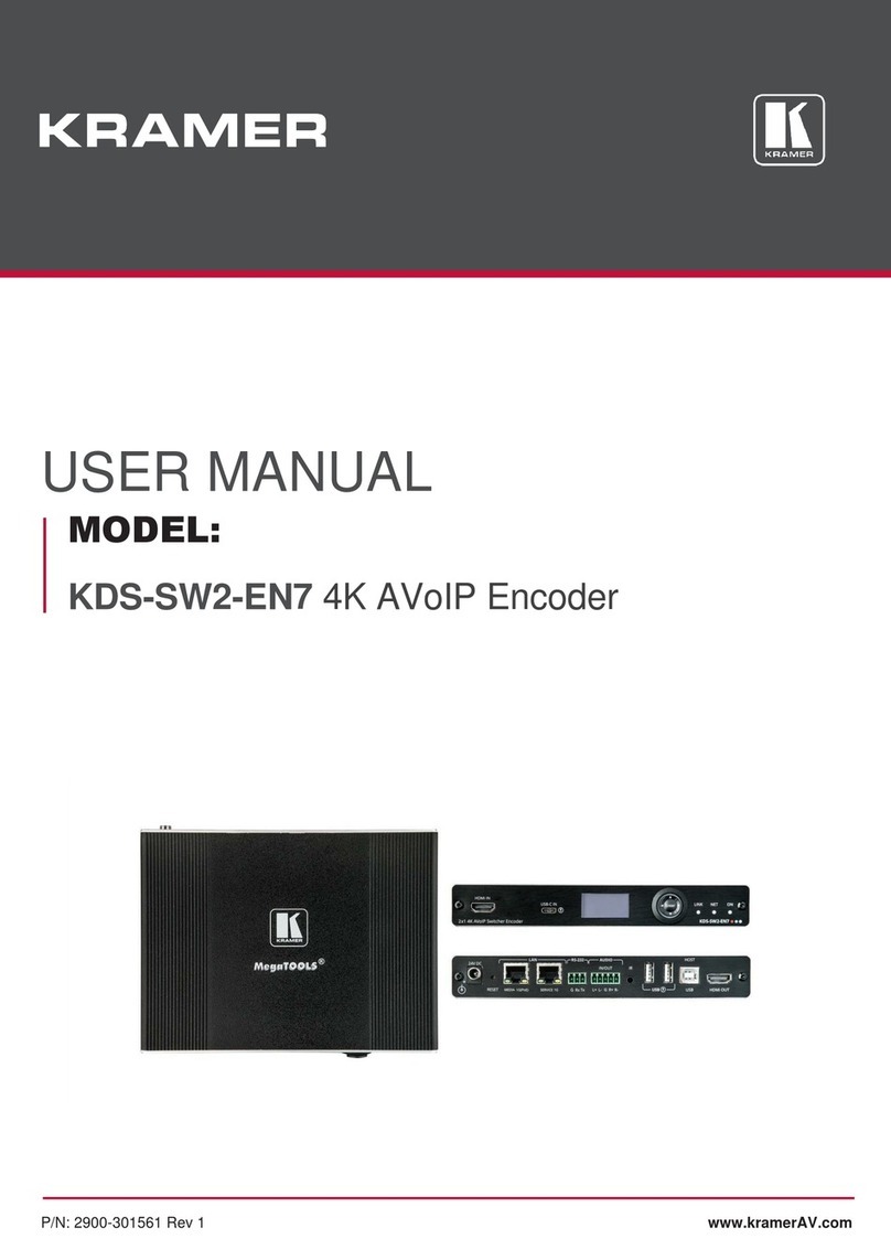Kramer KDS-SW2-EN7 user manual