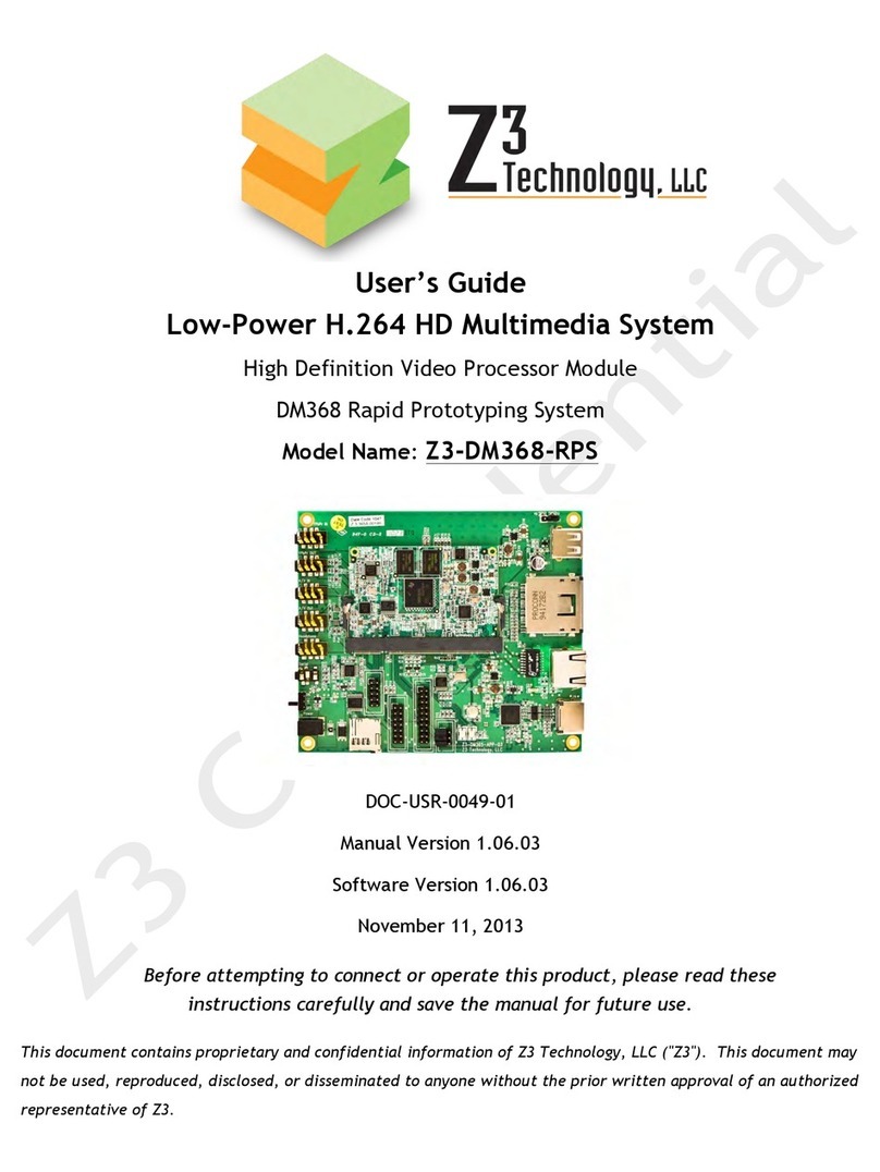 Z3 Technology Z3-DM368-RPS user guide