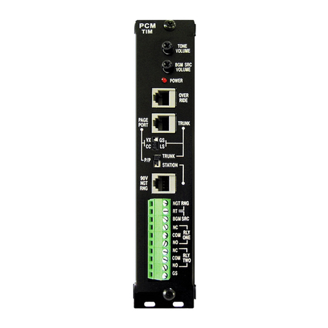 Bogen PCM-TIM Quick guide