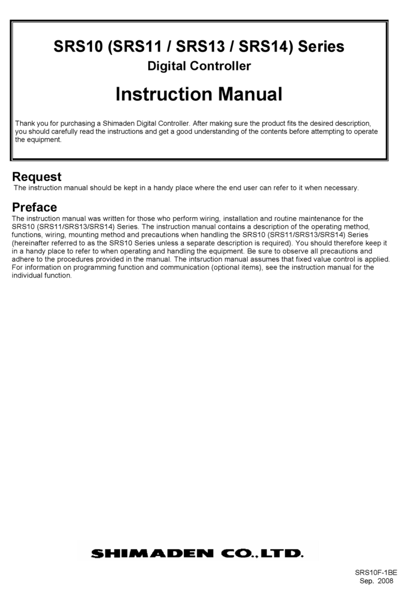 Shimaden SRS10 Series instruction manual