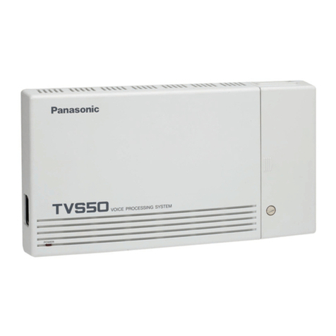 Panasonic KX-TVS50 Subscriber's guide