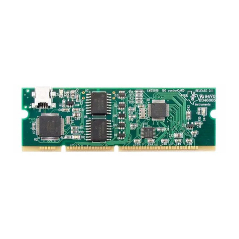 Texas Instruments Stellaris LM3S818 user manual