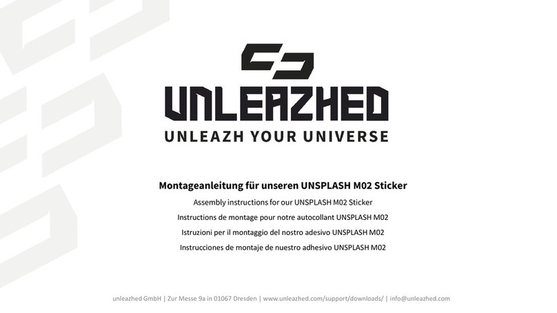 UNLEAZHED UNSPLASH M02 Assembly instructions