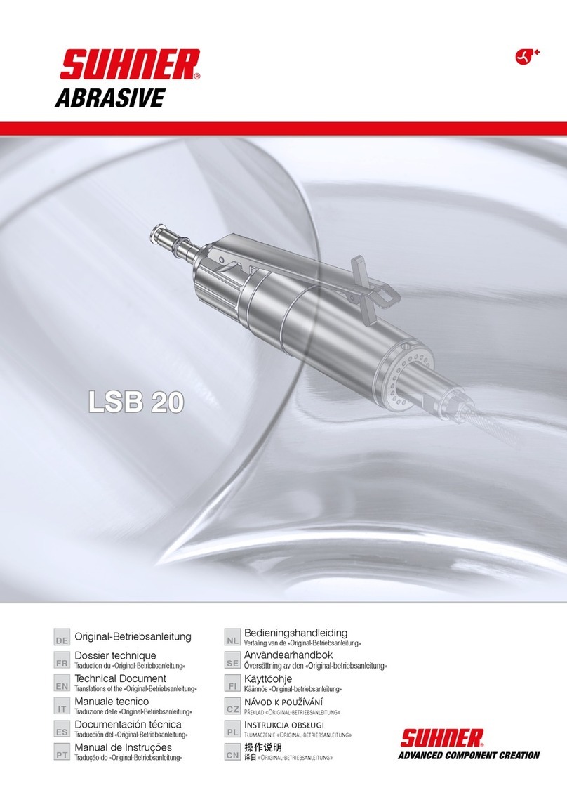 SUHNER ABRASIVE LSB 20 Technical document SUHNER ABRASIVE LSB 20 Technical document