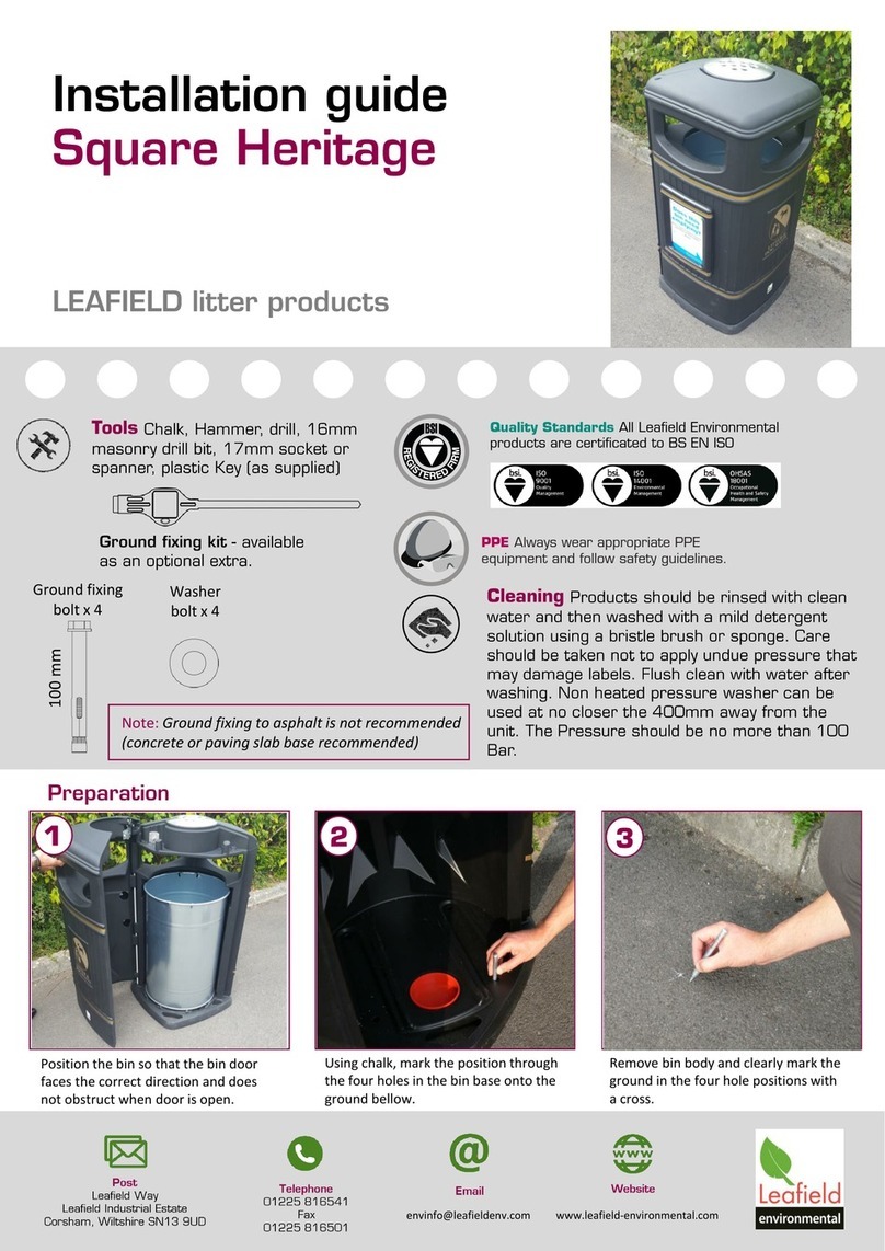 Leafield Environmental Square Heritage User manual