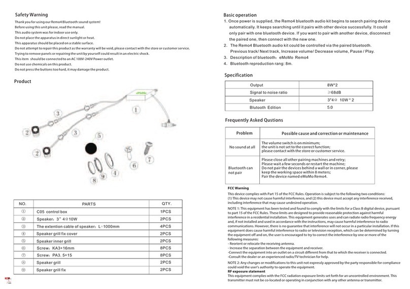 eMoMo Remo4 instruction manual