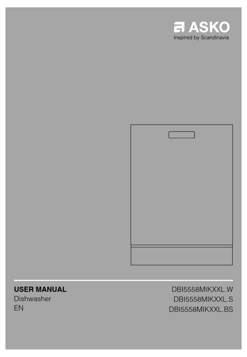 Asko DBI5558MIKXXL.W user manual