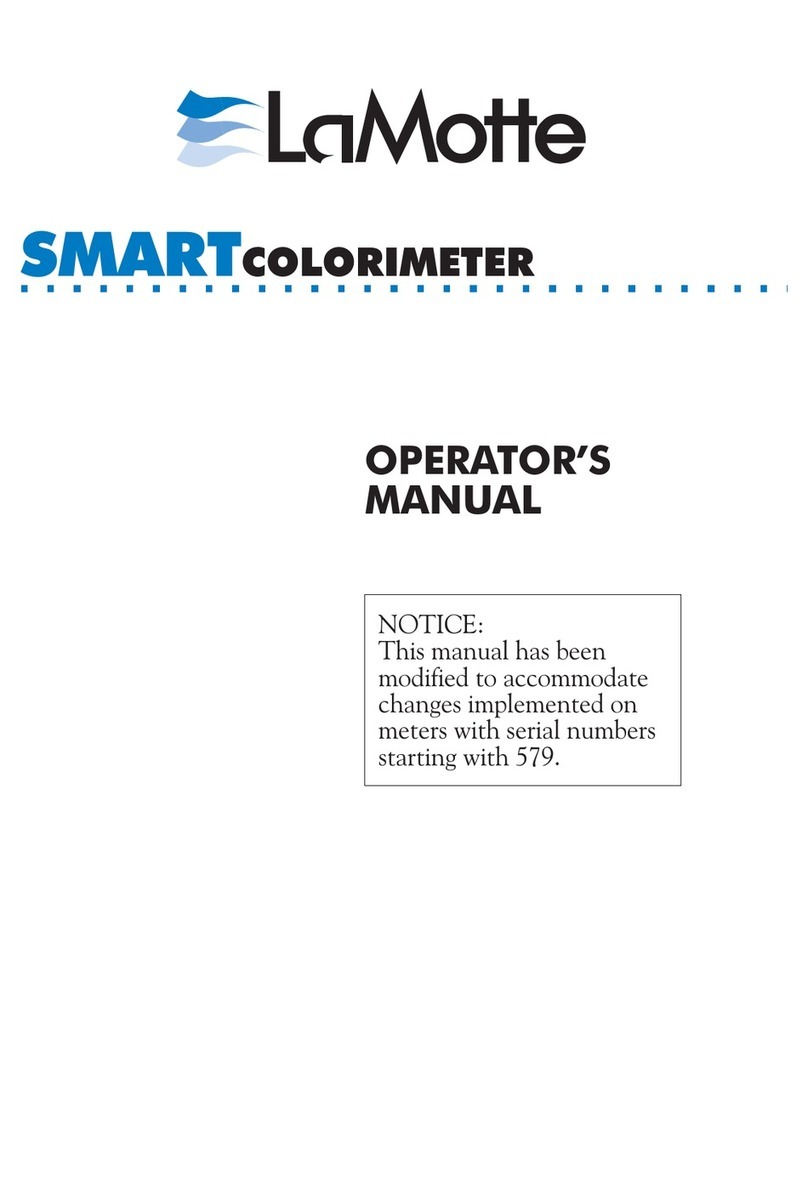 LaMotte SMART Colorimeter User manual