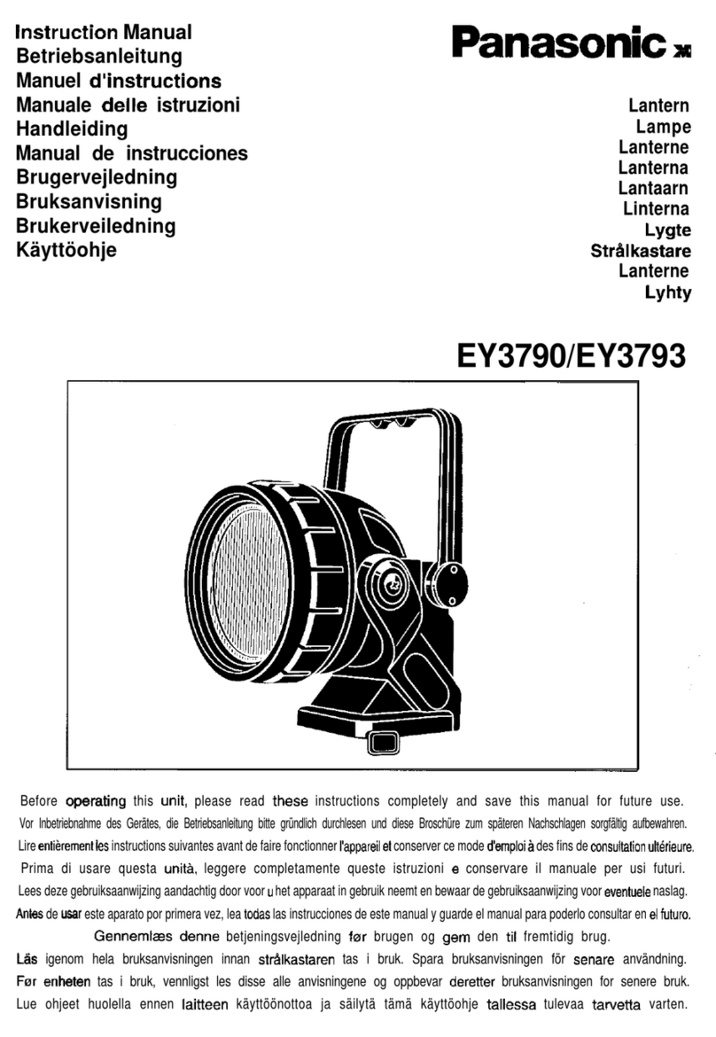 Panasonic EY3790 instruction manual