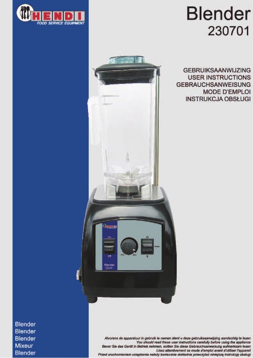 Hendi 230701 User instructions