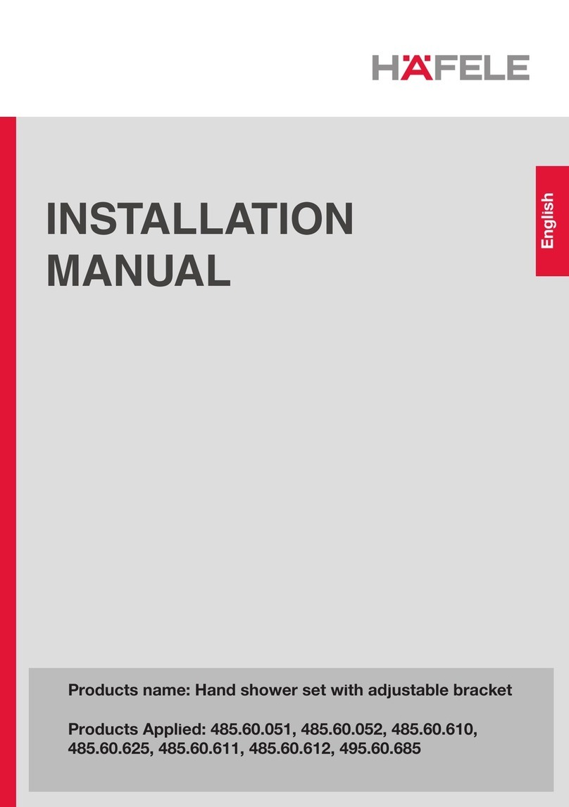 Häfele 85.60.051 instruction manual
